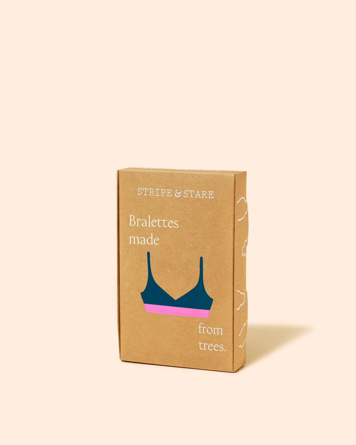 Crossover Bra - Midnight Neon Pink