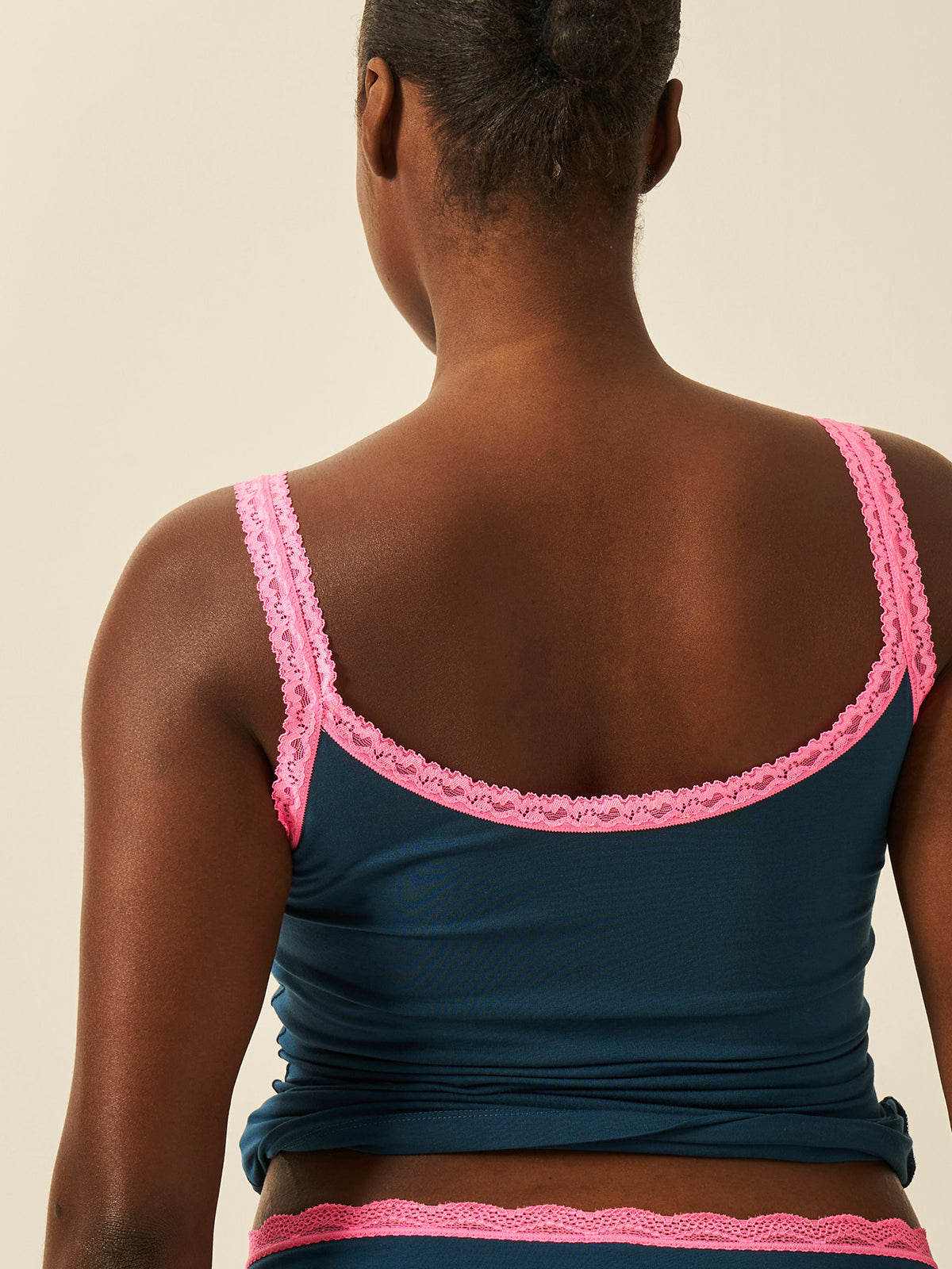 Lace Cami - Midnight Neon Pink Charming Garment Enterprises Co