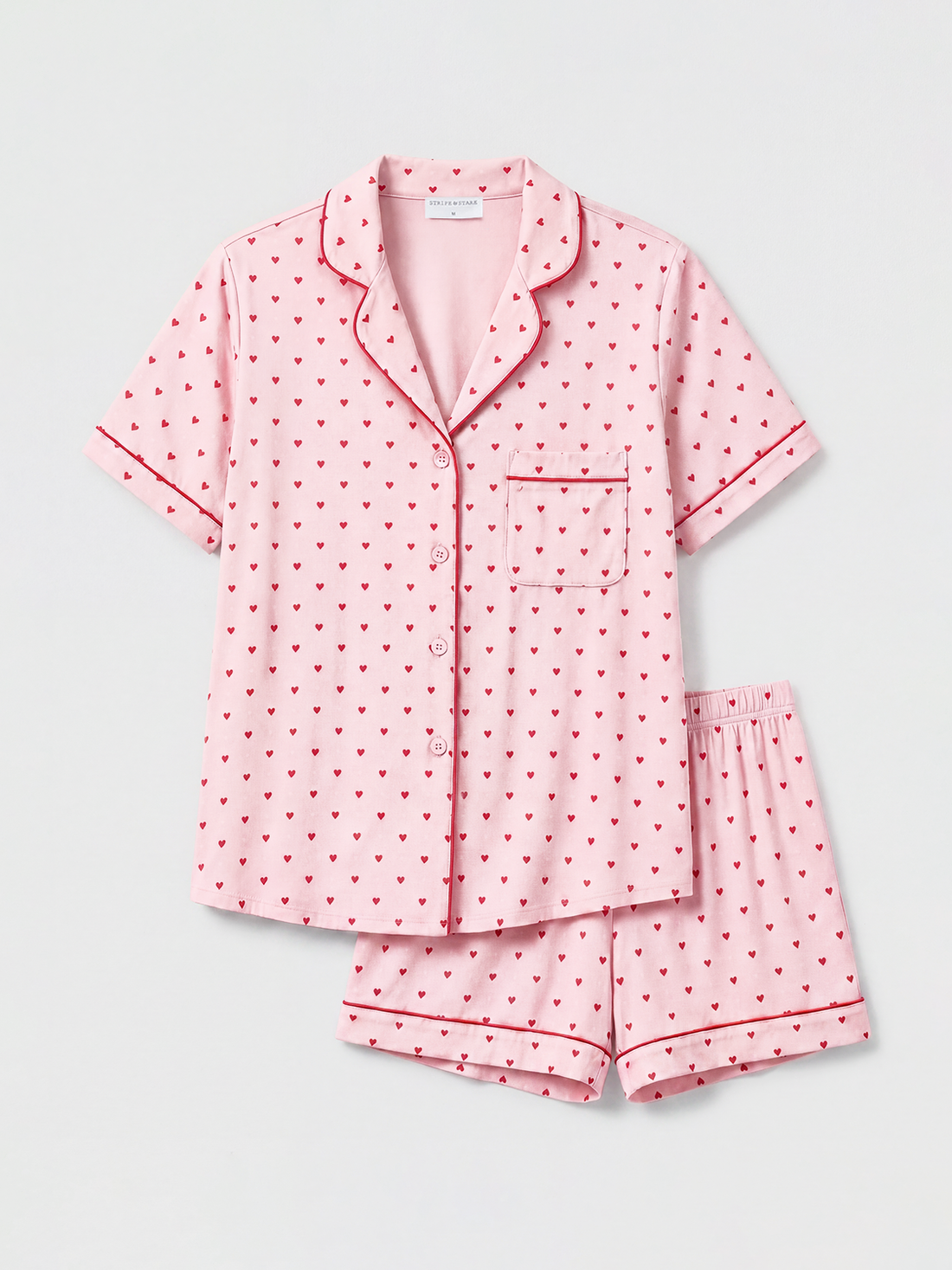 Short Pajama Set - Mini Heart