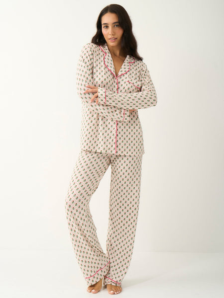 Long Pajama Set - Mistletoe Kisses
