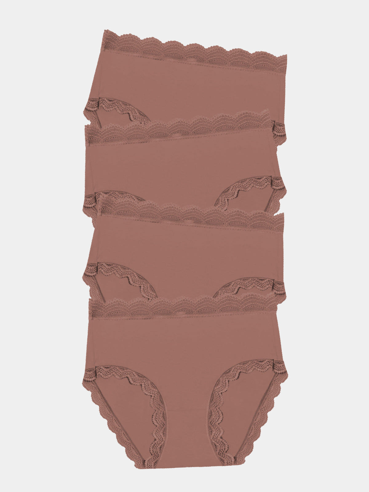 High Rise Brief Four Pack - Mocha Charming Garment Enterprises Co