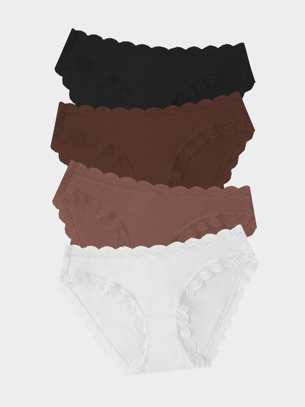 The Original Brief Four Pack - Mocha Essentials Charming Garment Enterprises Co