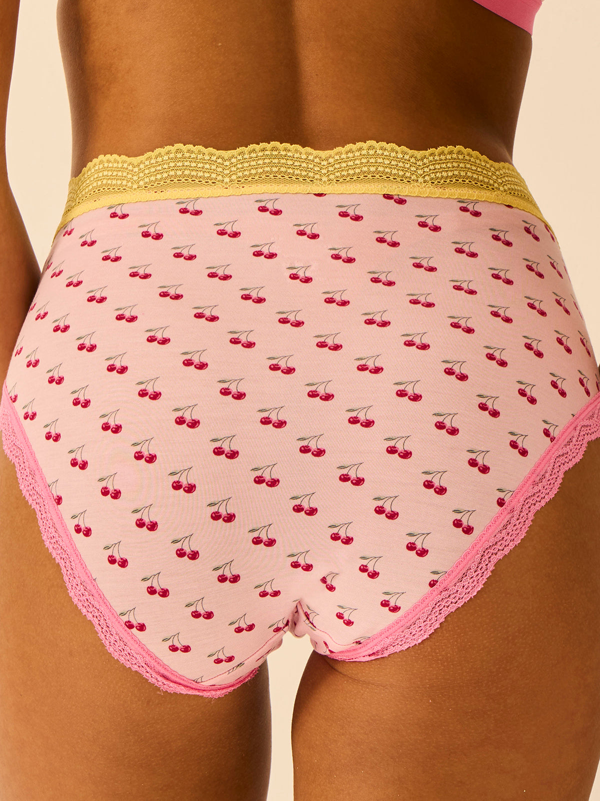 High Rise Brief - Cherry Baby