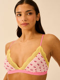 Light Lace Triangle Lace Bra - Cherry Baby