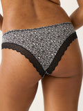 ZigZag Lace Brazilian Brief - Leopard