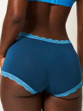 Hipster Brief - Midnight Neon Blue