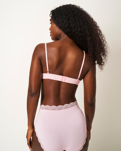 Lace Bralette - Pink-a-Boo Stripe & Stare