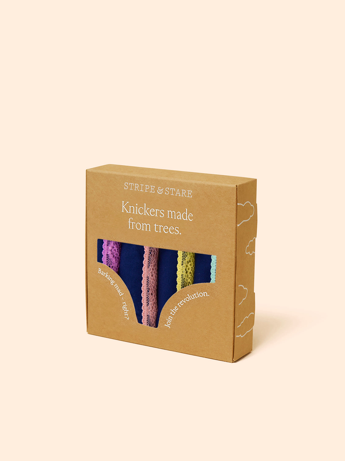 The Original Brief Four Pack - Navy Pastels Wholegood Inter-United Ltd