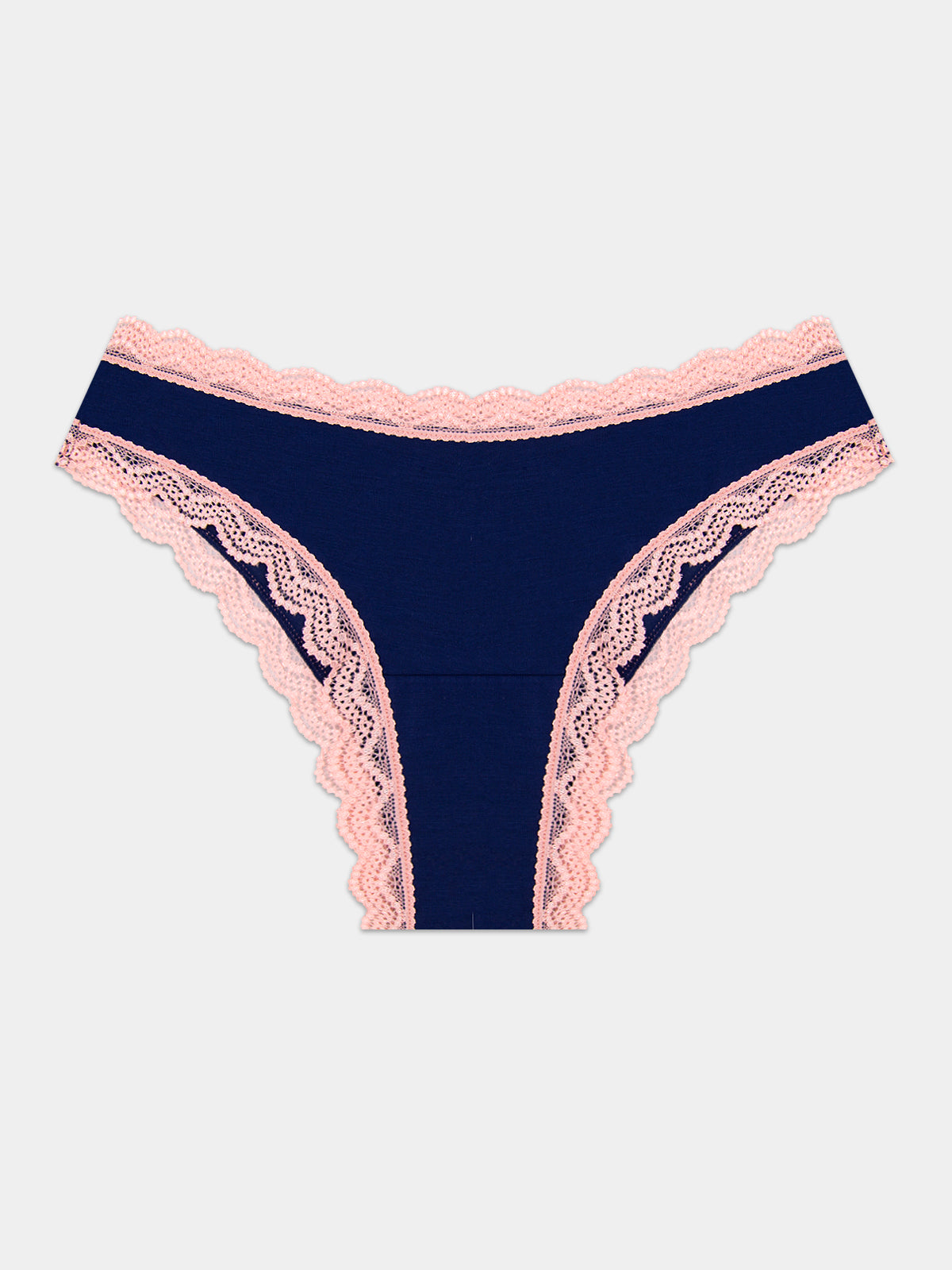 Brazilian Brief - Navy & Neon Peach Wholegood Inter-United Ltd