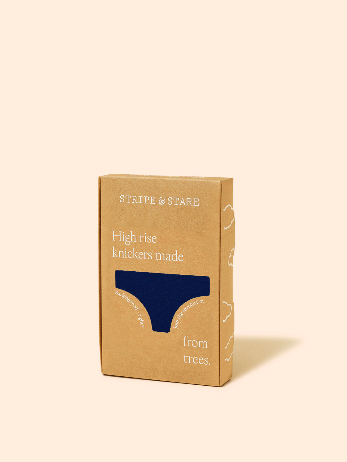 High Rise Brief - Navy & Neon Peach Wholegood Inter-United Ltd