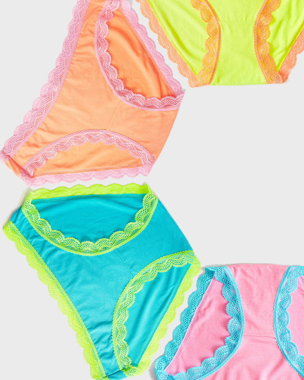 The Original Brief Four Pack - Neon Candy