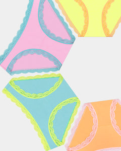 The Original Brief Four Pack - Neon Candy