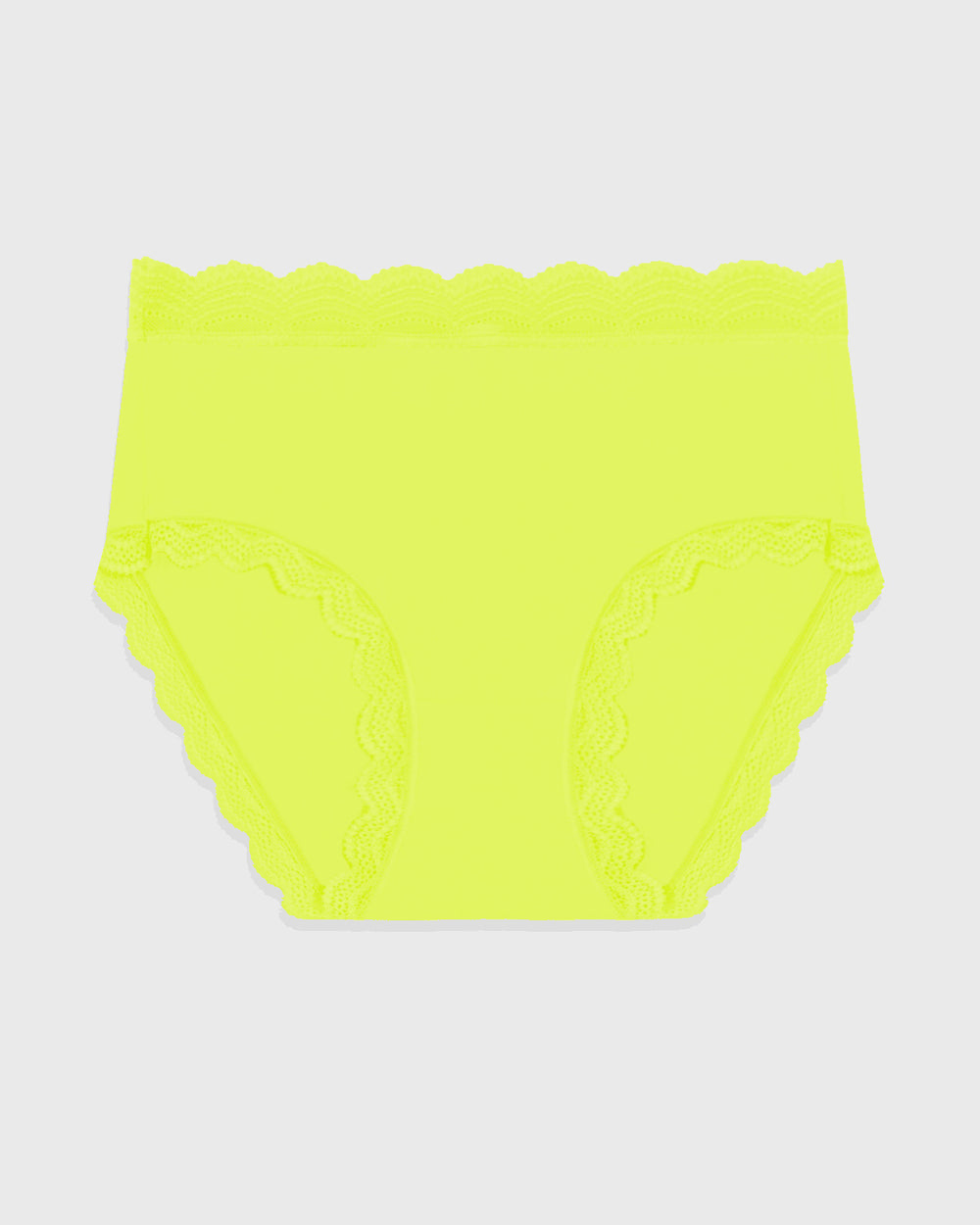 High Rise Knicker - Neon Yellow  Sustainable TENCEL™ Underwear