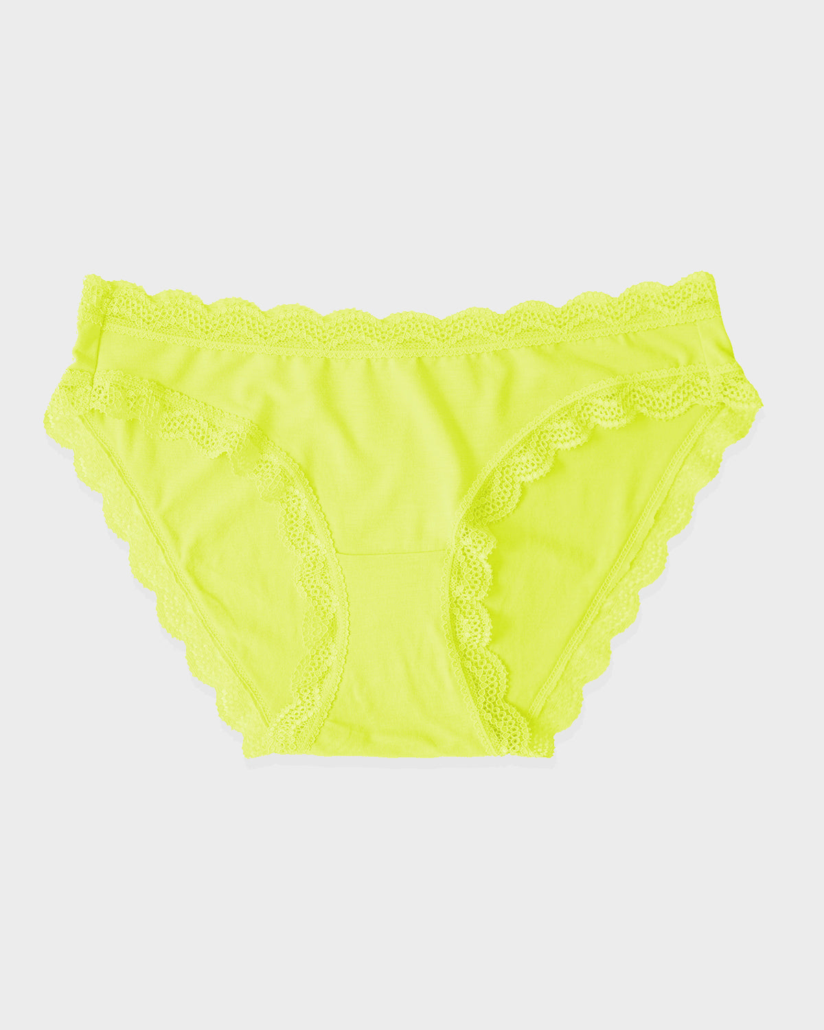 The Original Brief Neon Yellow Sustainable TENCEL Lace