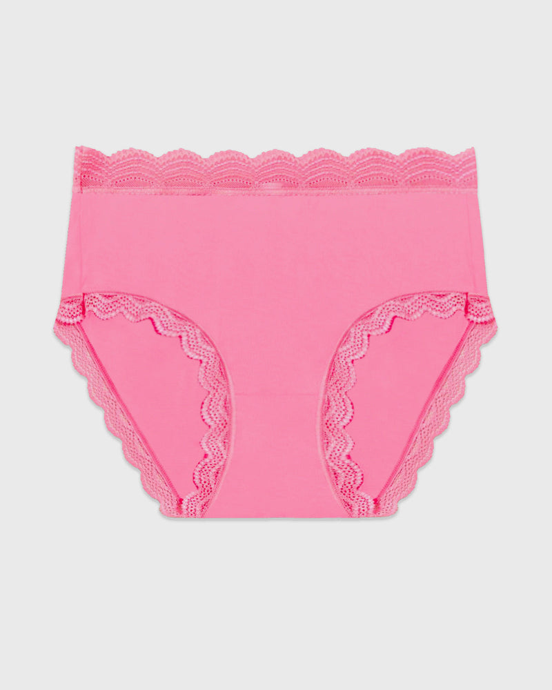 High Rise Brief - Pop Pink