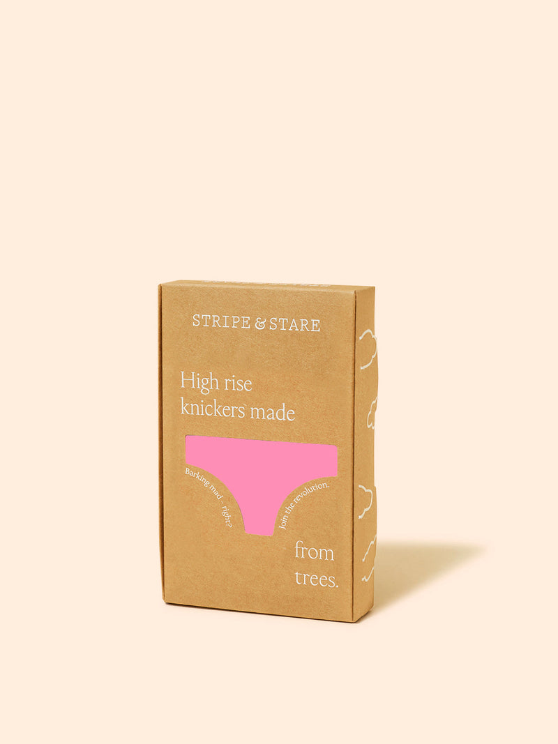 High Rise Brief - Pop Pink