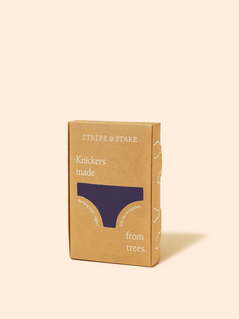 ZigZag Lace Original Brief - Night Fog