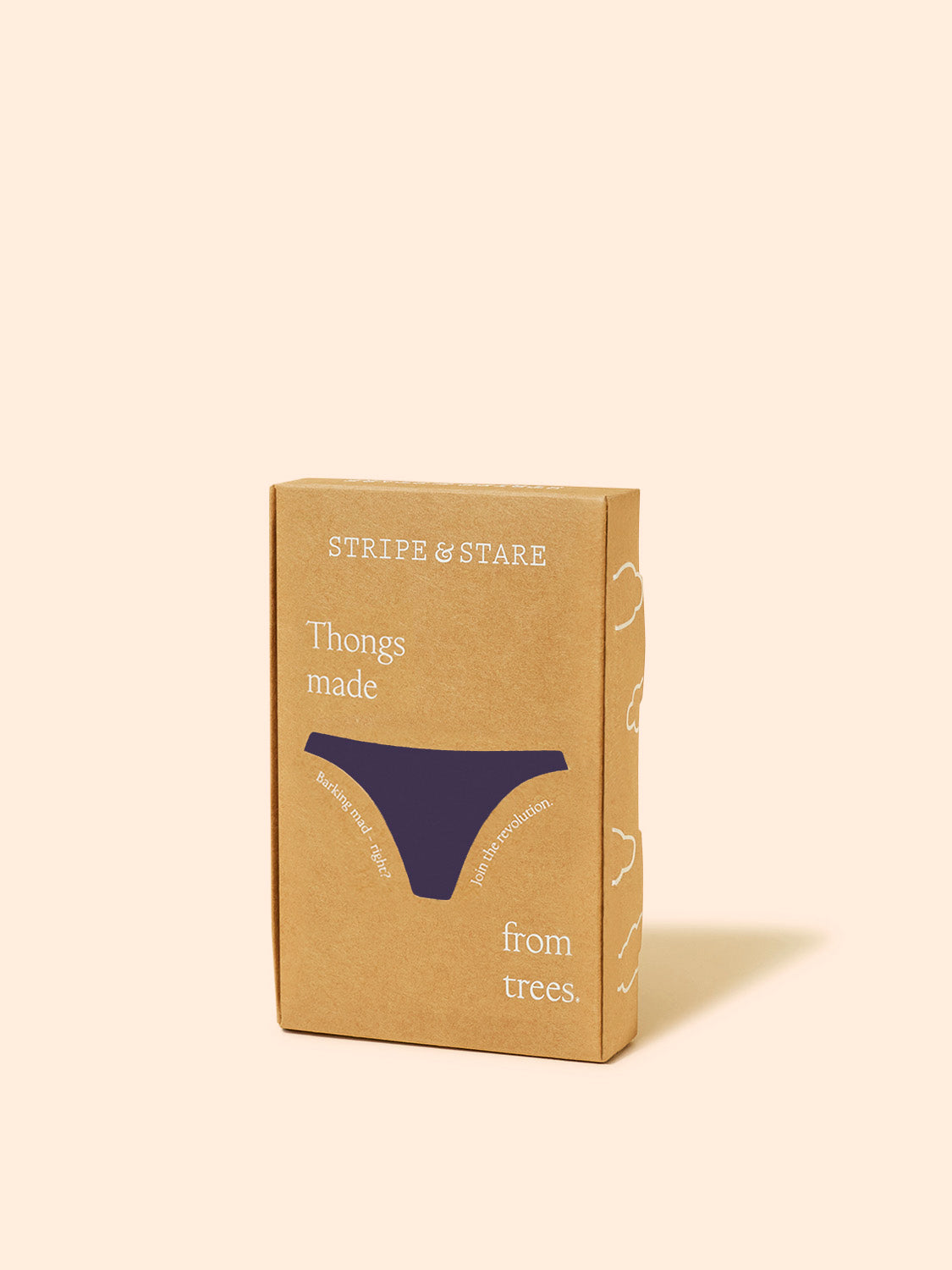 ZigZag Lace Thong - Night Fog