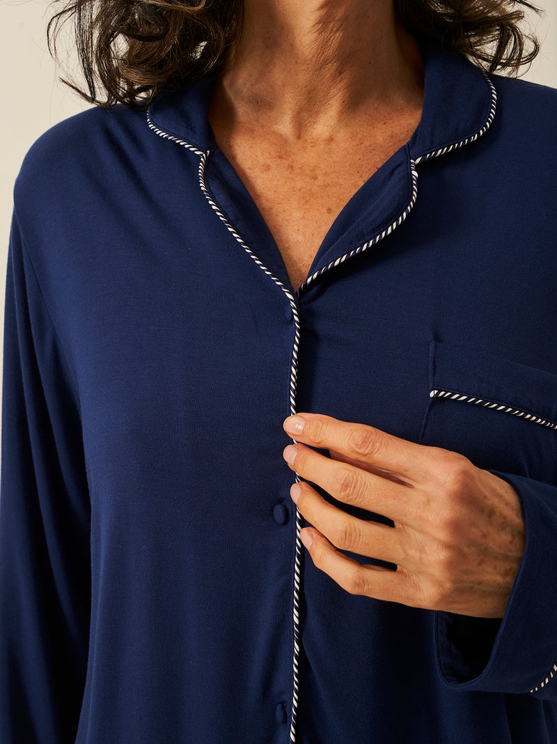 Long Pajama Set - Ocean