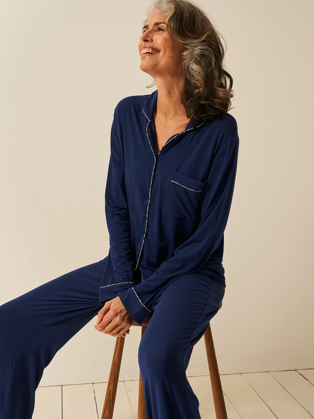 Long Pajama Set - Ocean