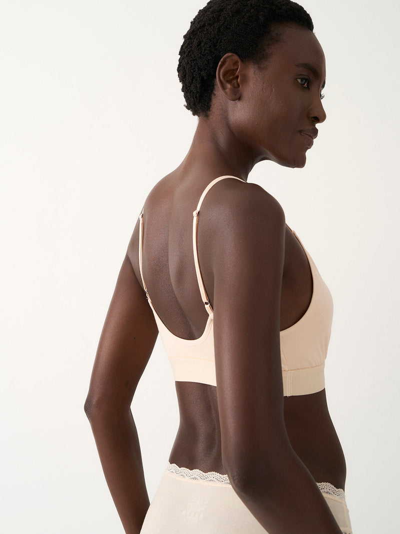 Off Duty T-Shirt Bra - Sand