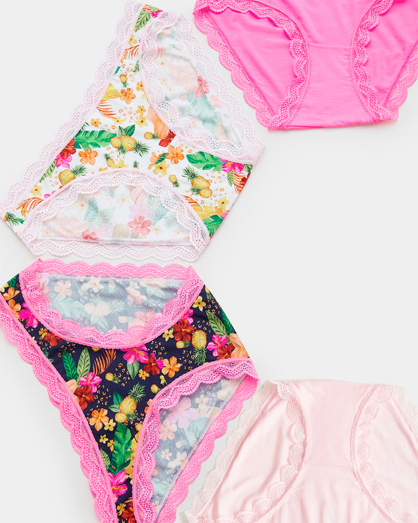 The Original Brief Four Pack - Puerto Stripe & Stare