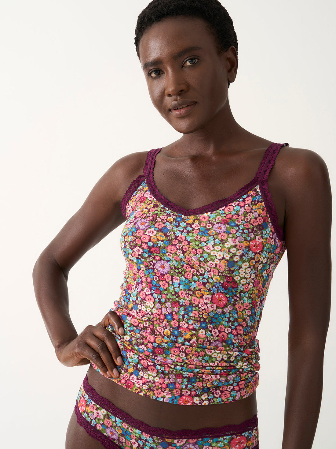 Lace Cami - Pansy Pop