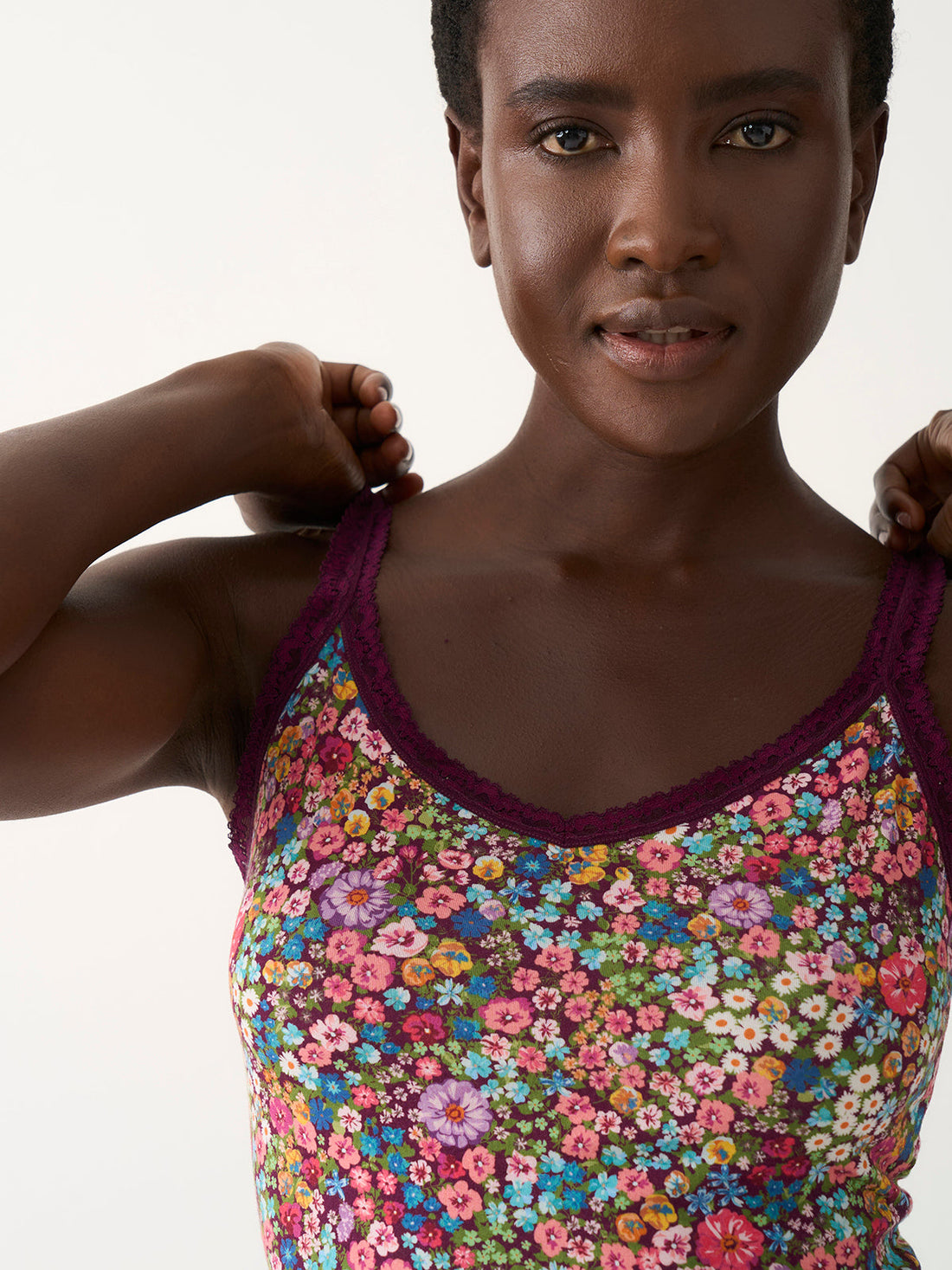 Lace Cami - Pansy Pop