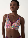 Lace Plunge Bra - Pansy Pop