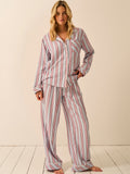 Soft Brushed Woven Pajama Bottoms - Slumber Stripe