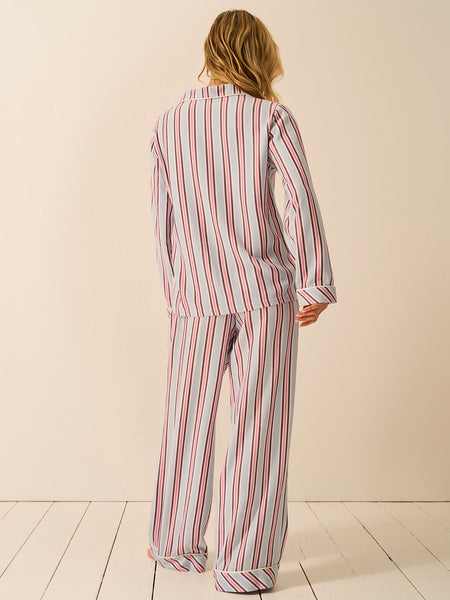 Soft Brushed Woven Pajama Bottoms - Slumber Stripe