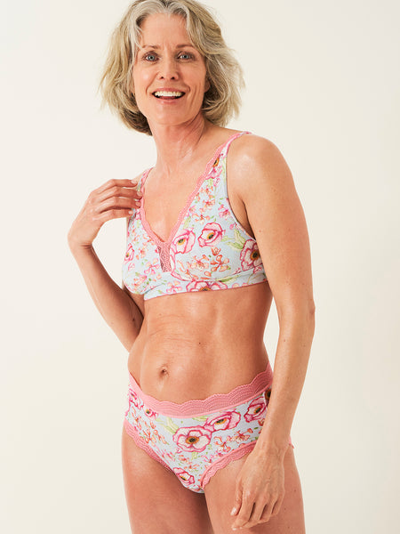 High Rise Brief - Pastel Poppy Charming Garment Enterprises Co