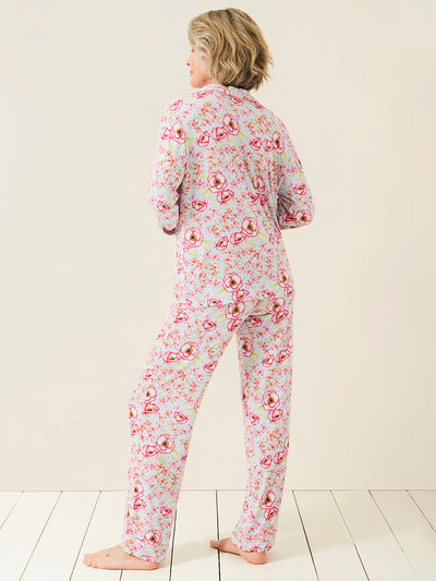 Long Pajama Set - Pastel Poppy Charming Garment Enterprises Co