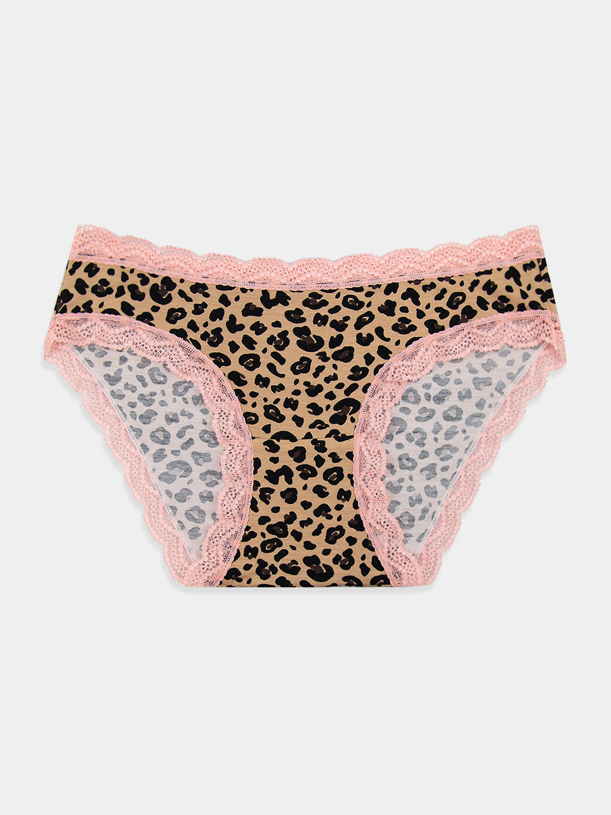 The Original Brief - Peach Latte Leopard