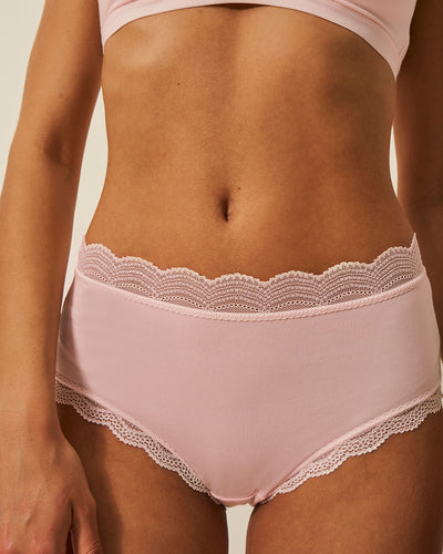 High Rise Brief - Pink-a-Boo Stripe & Stare®