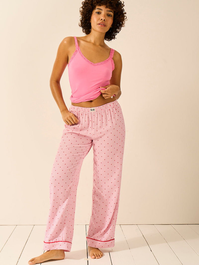 Lace Cami - Pink Cosmos