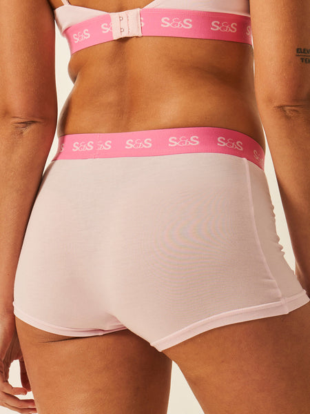 Women's Boxer - The Logo Edit Pink