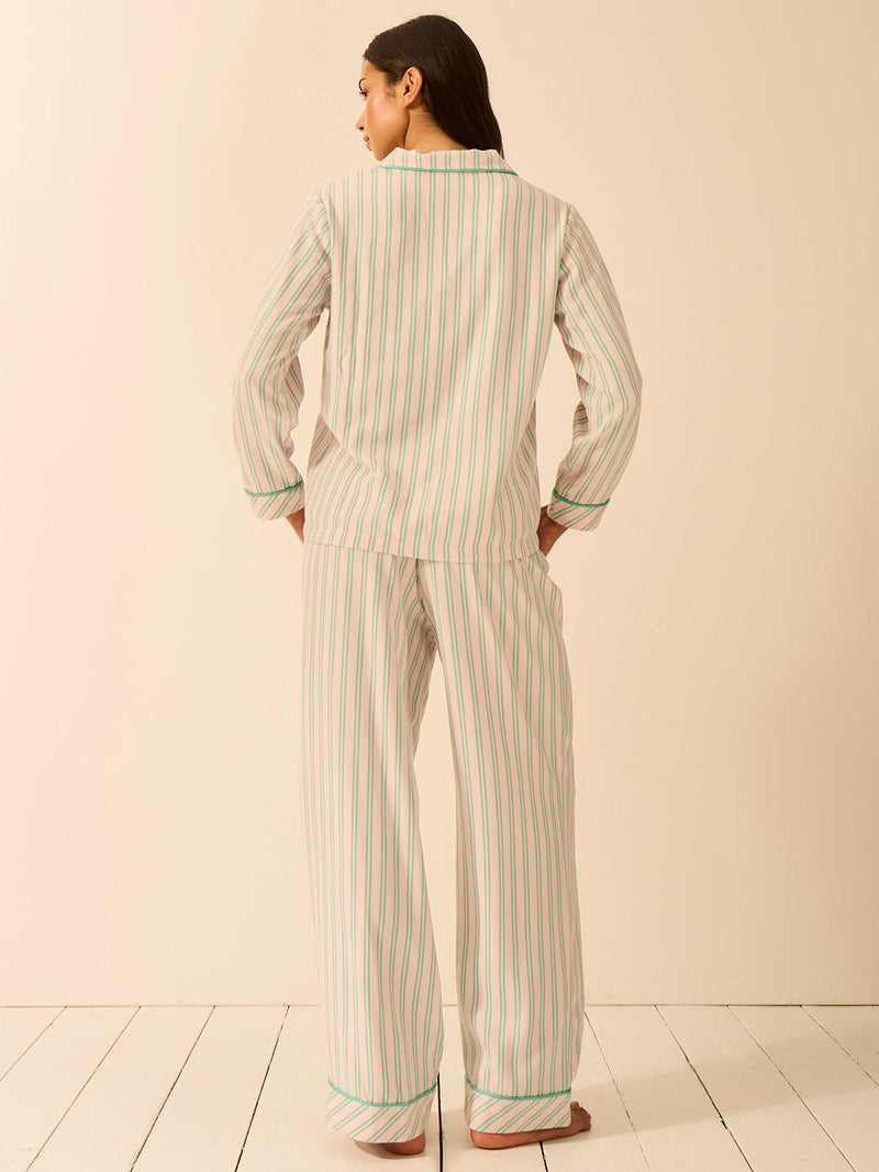 Soft Brushed Woven Pajama Bottoms - Lady Garden