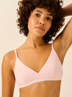 Crossover Bra - Pink-a-boo