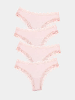 Brazilian Brief Four Pack - Pink-a-Boo