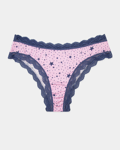 Brazilian Brief - Pirouette and Indigo Stars Stripe & Stare