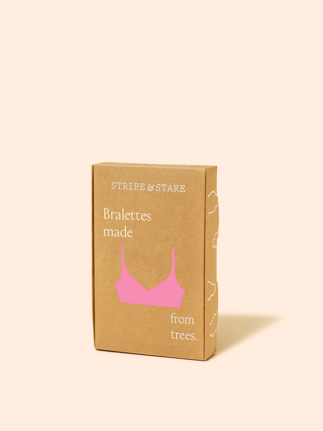 Triangle Lace Bra - Pop Pink