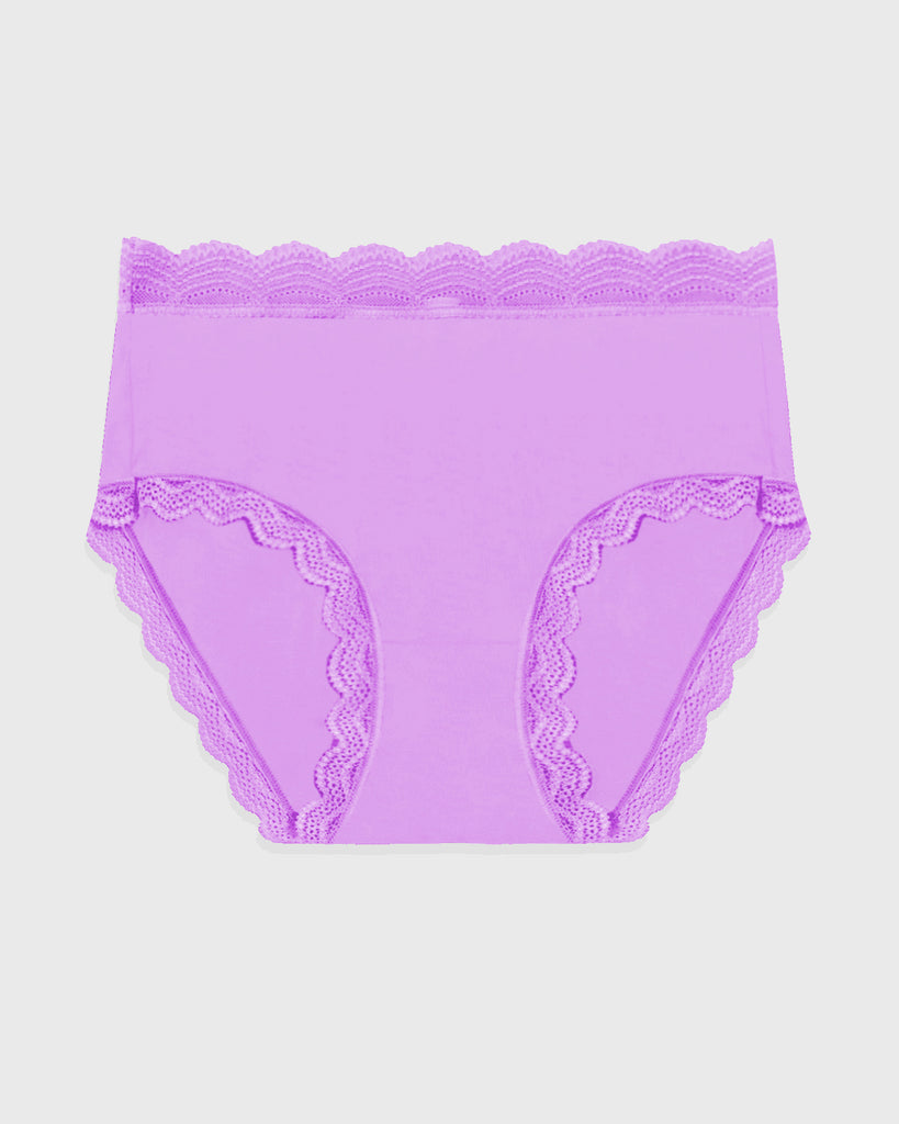 Lace Bralette - Purple Block Out  TENCEL™ Underwear – Stripe