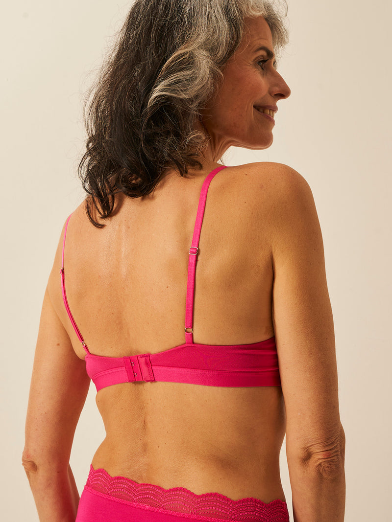Smooth Sculpt Padded Bra - Raspberry