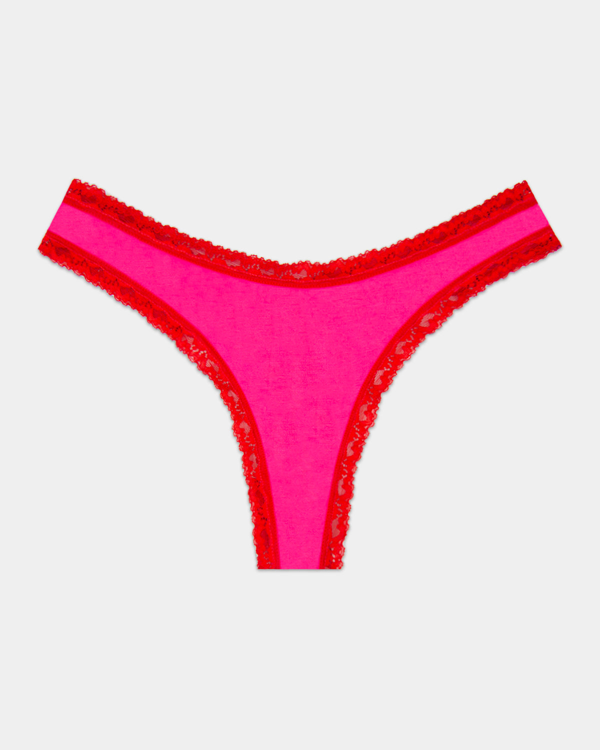 Thong - Raspberry and Scarlet Charming Garment Enterprises Co