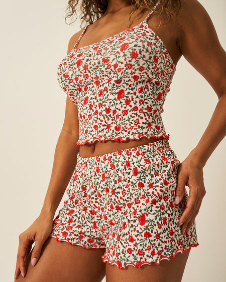Pointelle Pajama Shorts - RIXO Daisytrail Wholegood Inter-United Ltd