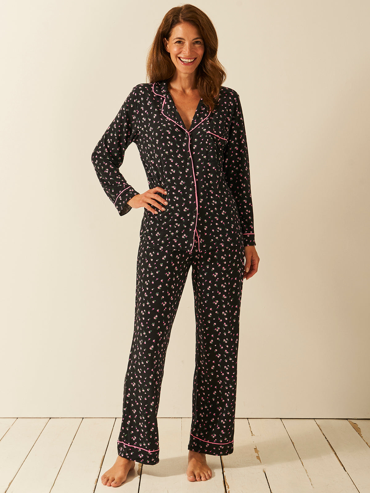 Long Pajama Set - Rosebud Charming Garment Enterprises Co