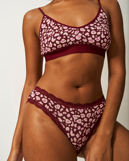 T-Shirt Bra - Rouge Leopard Charming Garment Enterprises Co
