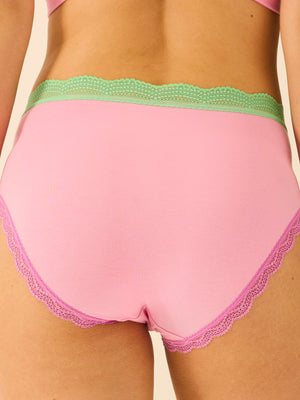High Rise Brief - Candy Floss Brights