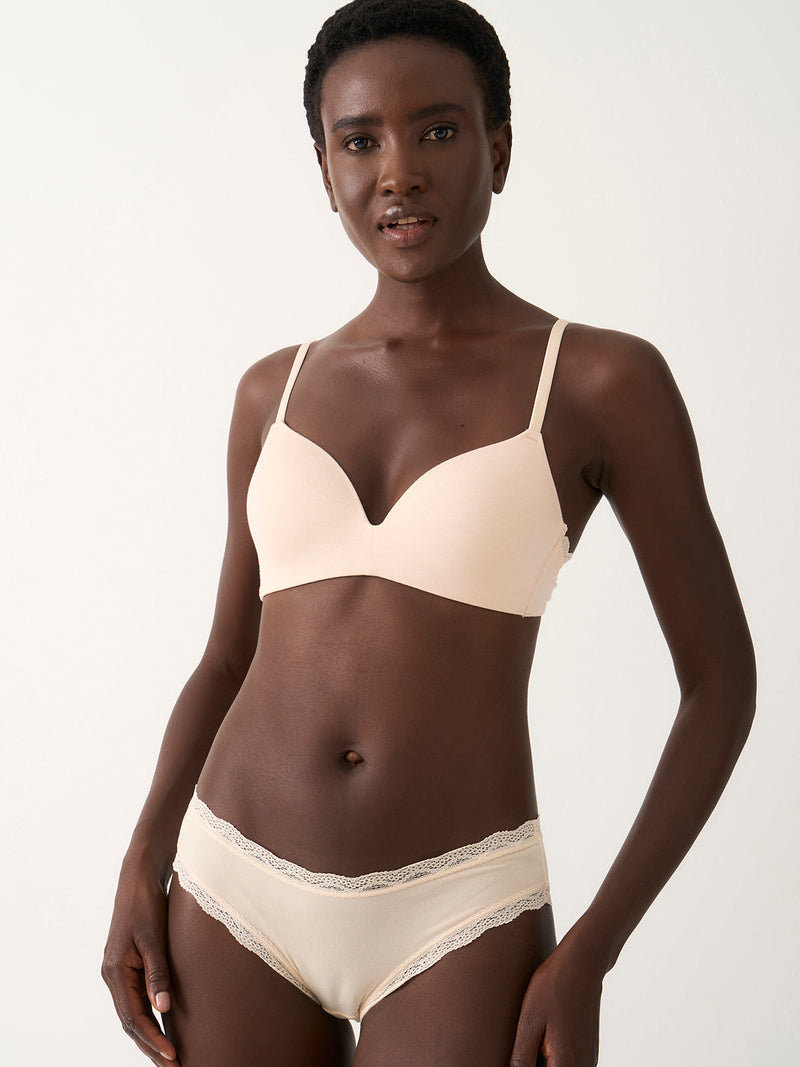 Smooth Demi Bra - Sand